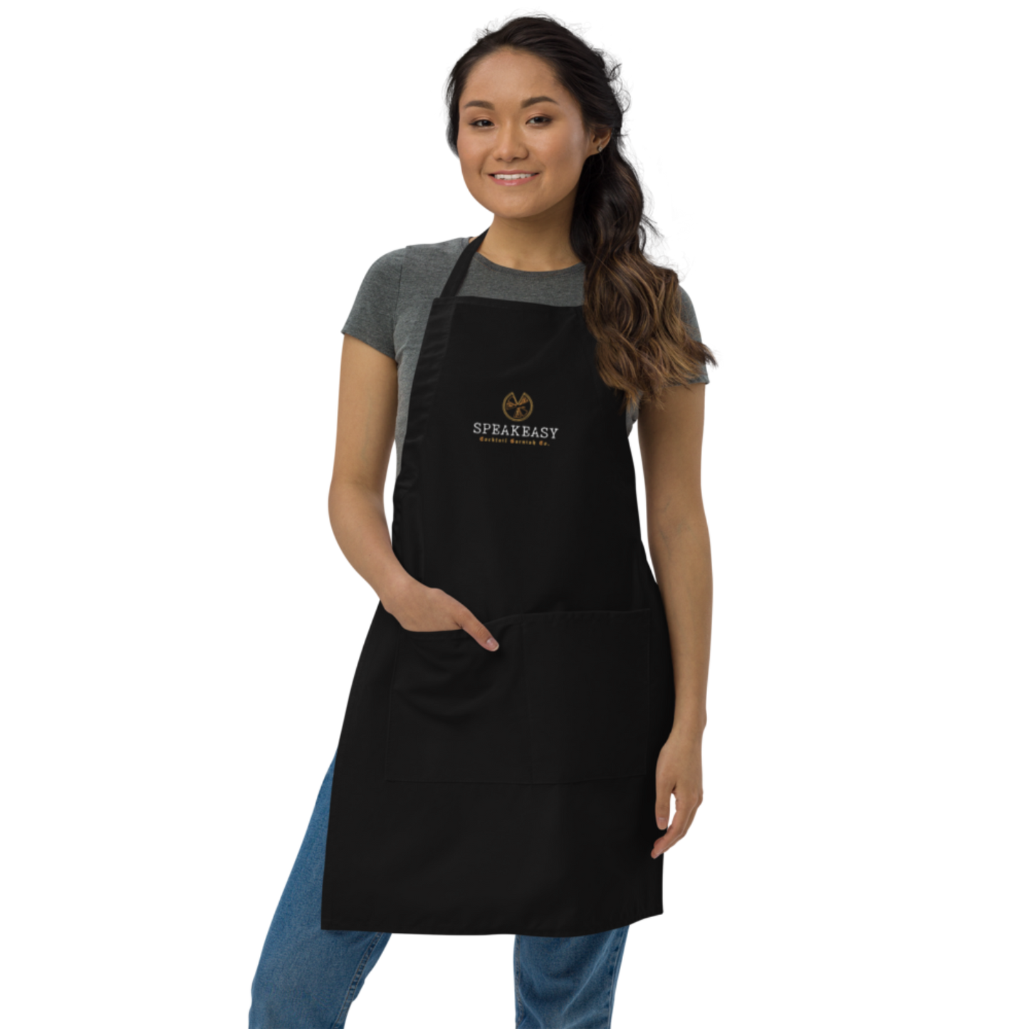 Speakeasy Cocktail Garnish Co. Embroidered Bartenders Apron