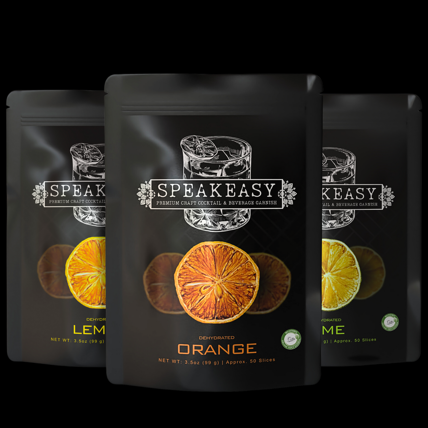 3-PACK | Variety Pack – 150 Dehydrated ORANGE, LEMON, LIME