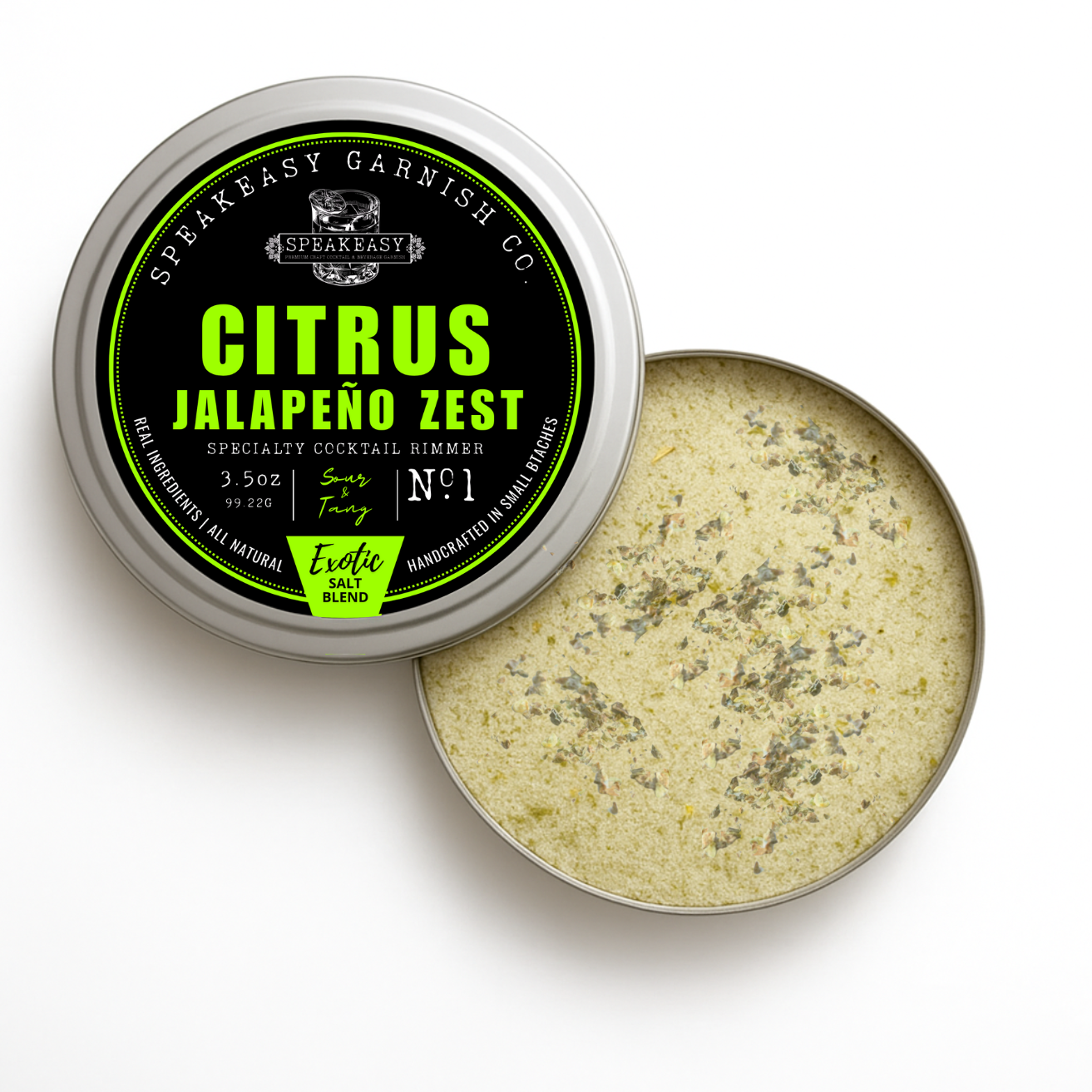 Speakeasy Citrus Jalapeno Zest Cocktail Rimmer (Salt)