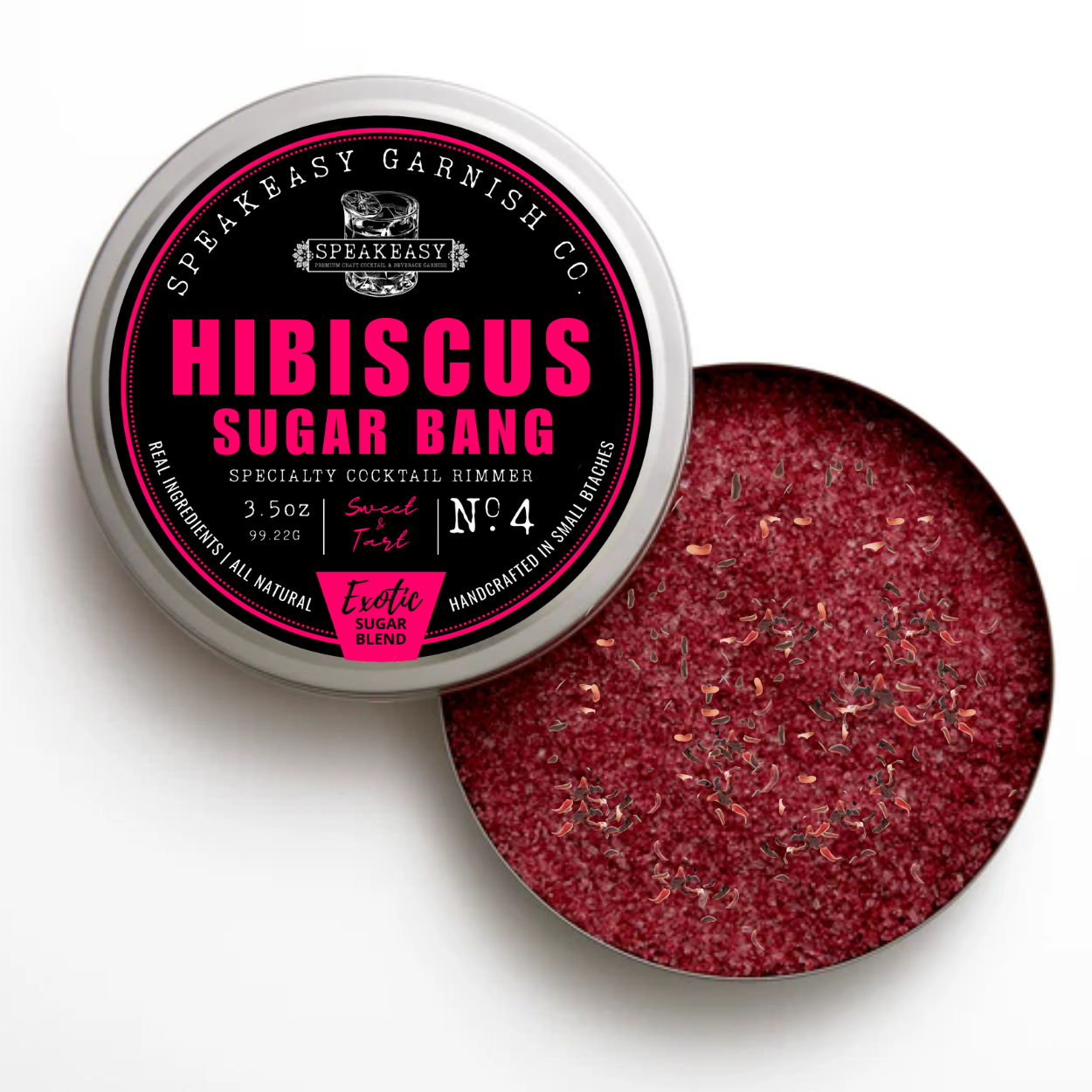 Speakeasy Hibiscus Sugar Bang Cocktail Rimmer (Sugar)