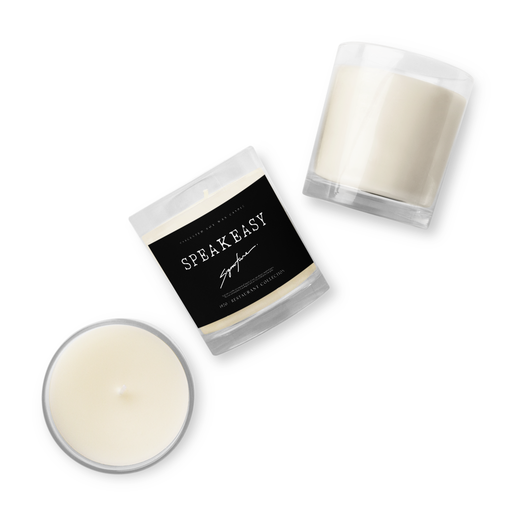 Speakeasy Signature Restaurant Table Candle (Unscented)