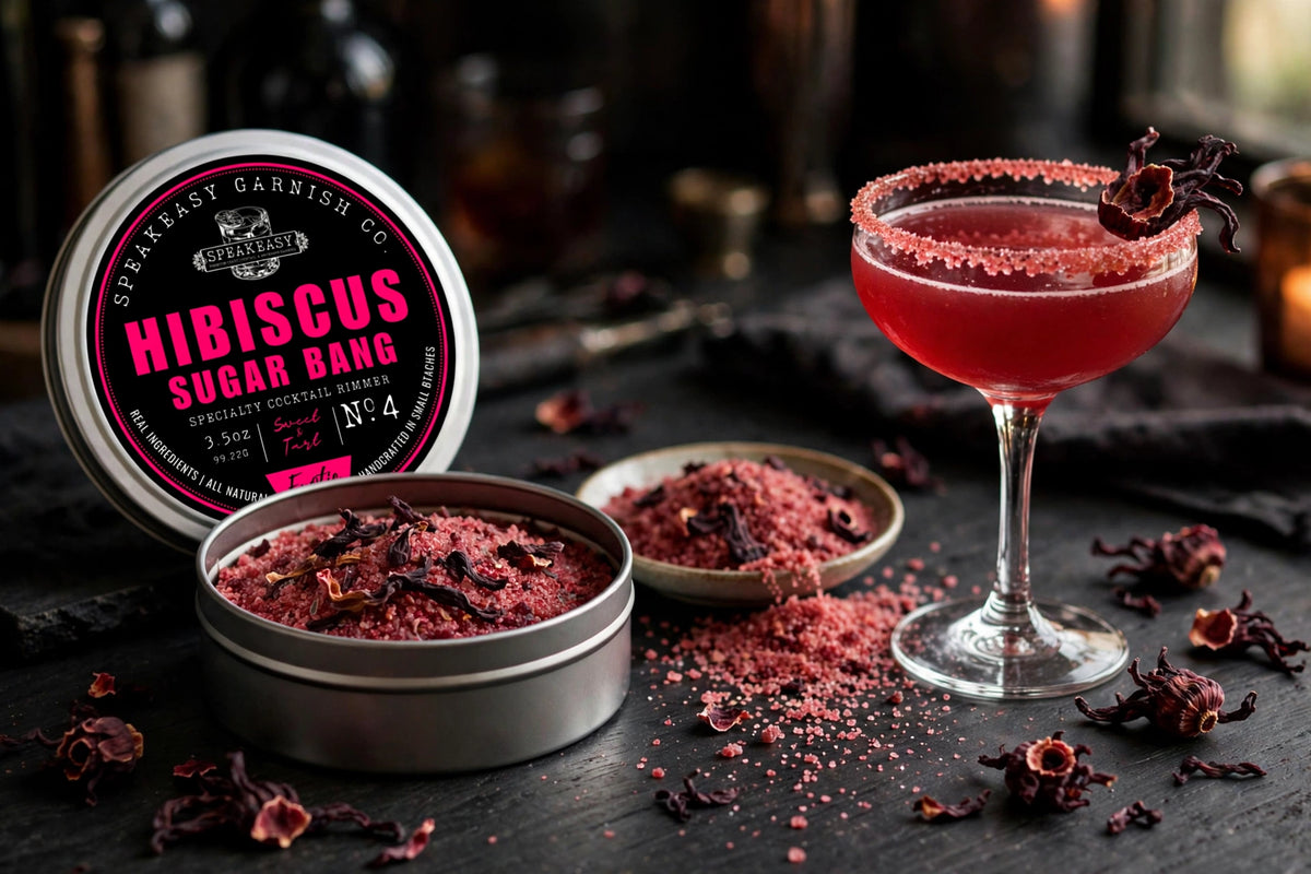 Speakeasy Hibiscus Sugar Bang Cocktail Rimmer (Sugar)