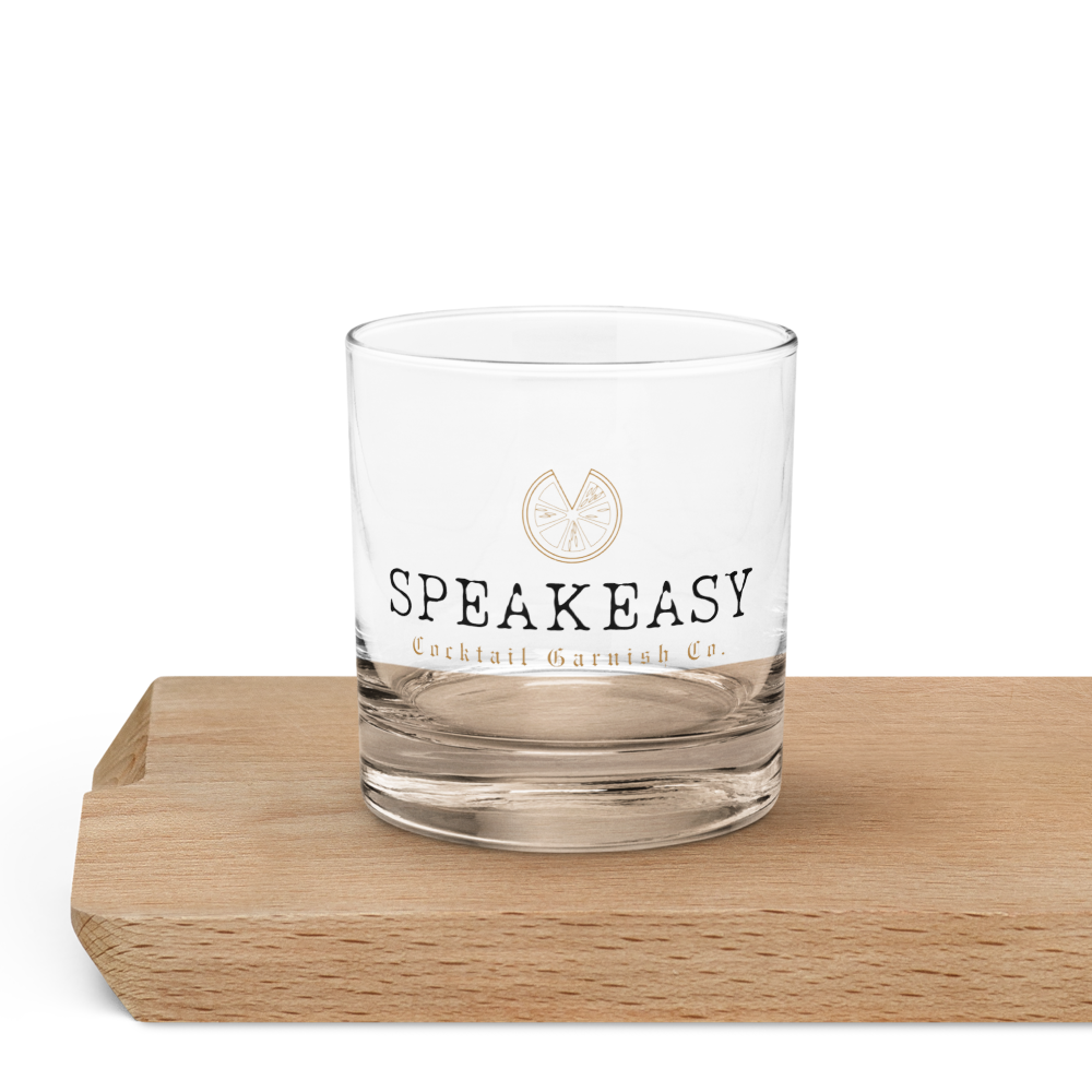 Speakeasy Cocktail Garnish Co. Rocks Glass