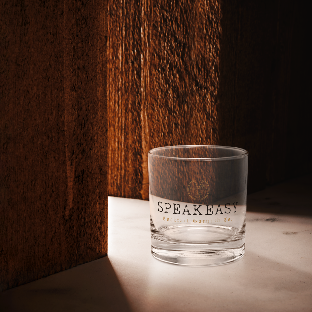 Speakeasy Cocktail Garnish Co. Rocks Glass