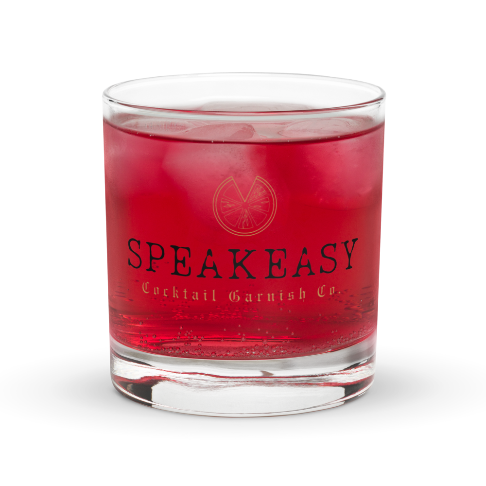 Speakeasy Cocktail Garnish Co. Rocks Glass