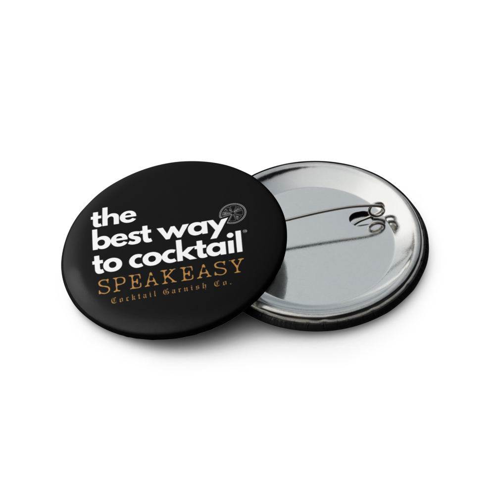 Speakeasy Garnish Co. Pin Buttons (Set of 5)