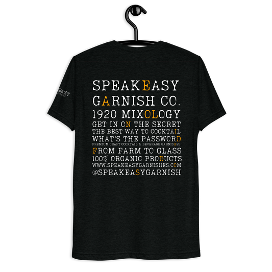 Speakeasy Short Sleeve Black T-Shirt — “What’s The Password”