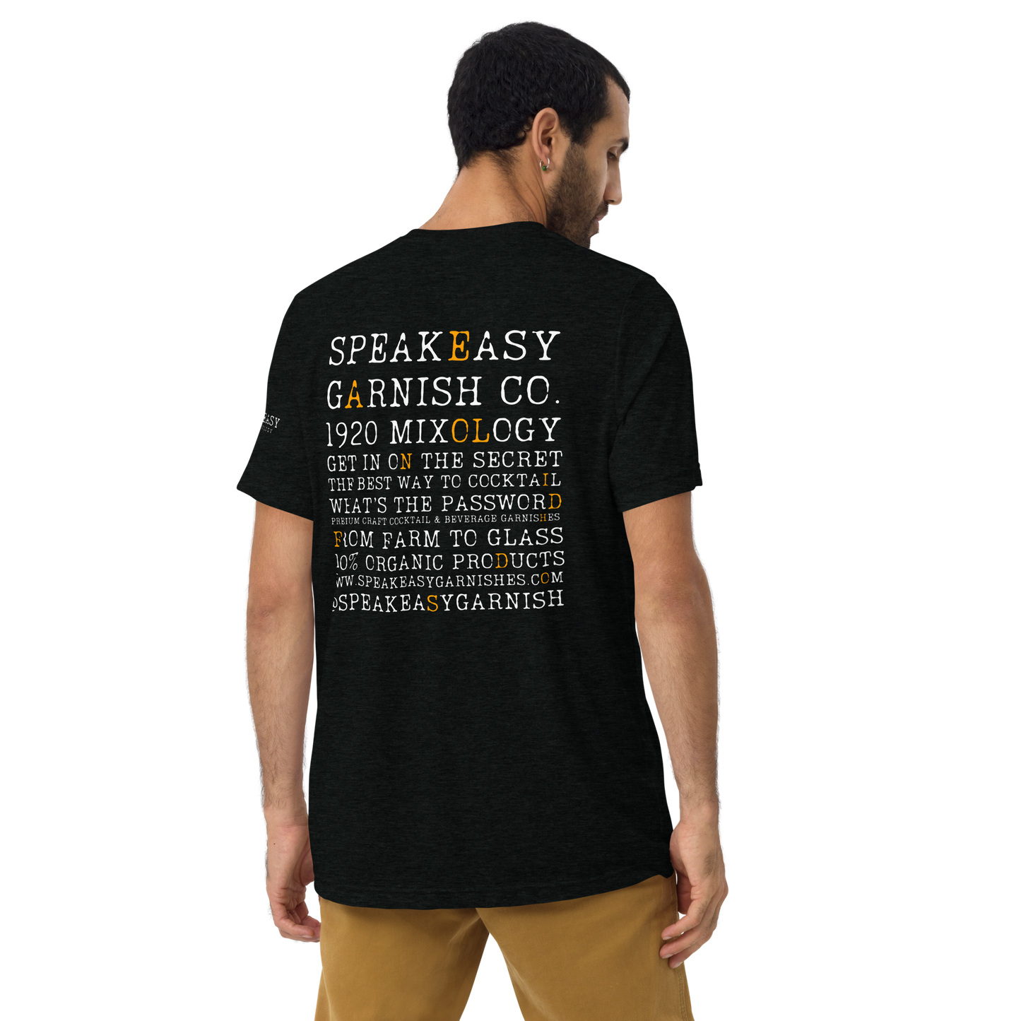 Speakeasy Short Sleeve Black T-Shirt — “What’s The Password”