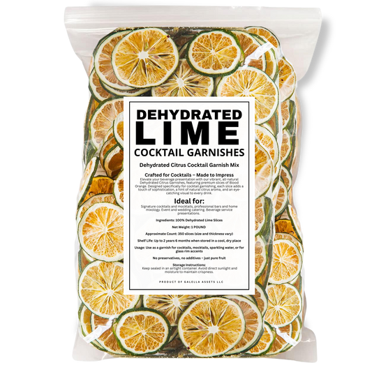 1 POUND – Dehydrated Lime Slices (Approx. 350 Slices)