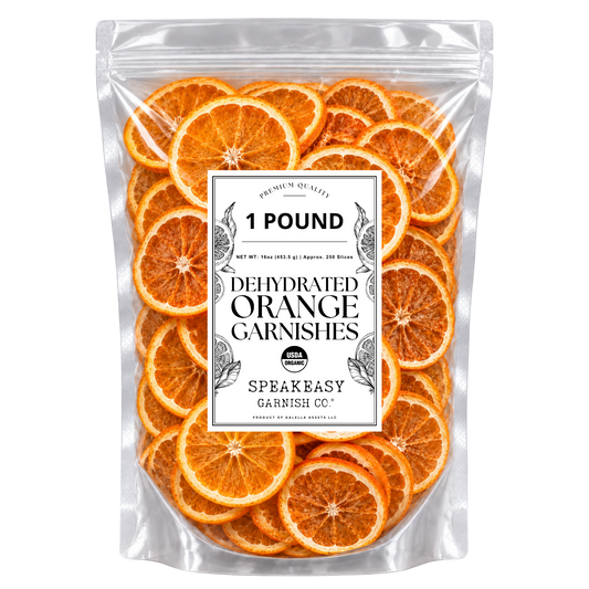Dehydrated Orange Cocktail Garnish, 1 lb (Approx. 250)