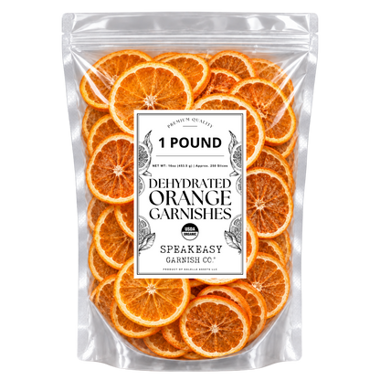 Dehydrated Orange Cocktail Garnish, 1 lb (Approx. 250)