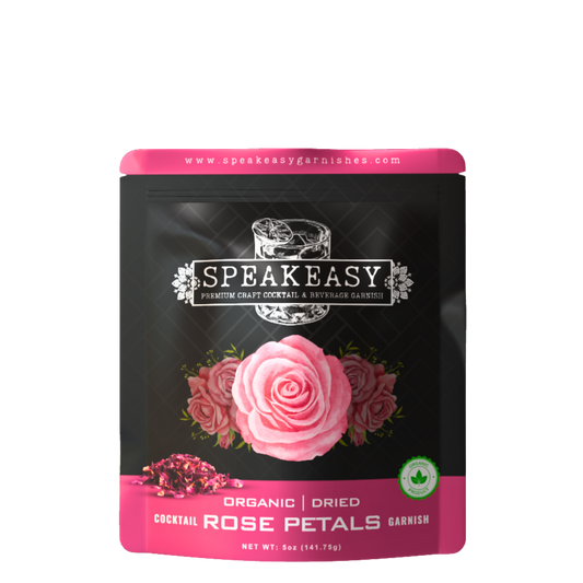 Speakeasy Premium Dried Rose Petal Garnishes — 5oz