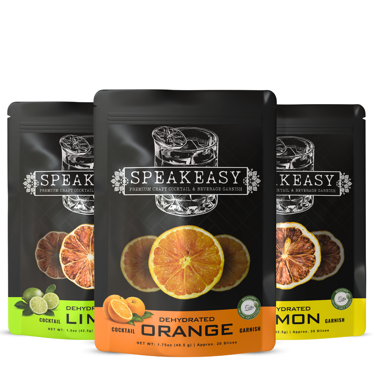 Citrus Cocktail Garnish Variety Pack – Orange, Lemon & Lime