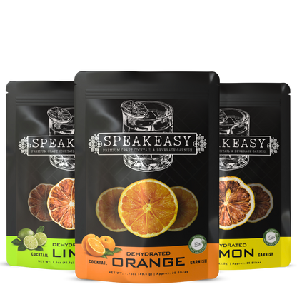 3-PACK | Variety Pack – Approx: 75 Dehydrated ORANGE, LEMON, LIME Slices