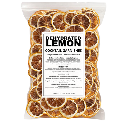 1 POUND – Dehydrated Lemon Slices (Approx. 300 Slices)
