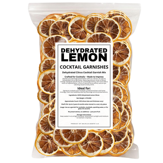 1 POUND – Dehydrated Lemon Slices (Approx. 300 Slices)