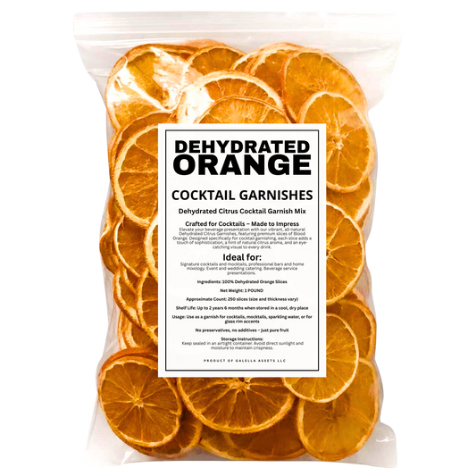 1 POUND – Dehydrated Orange Slices (Approx. 250 Slices)
