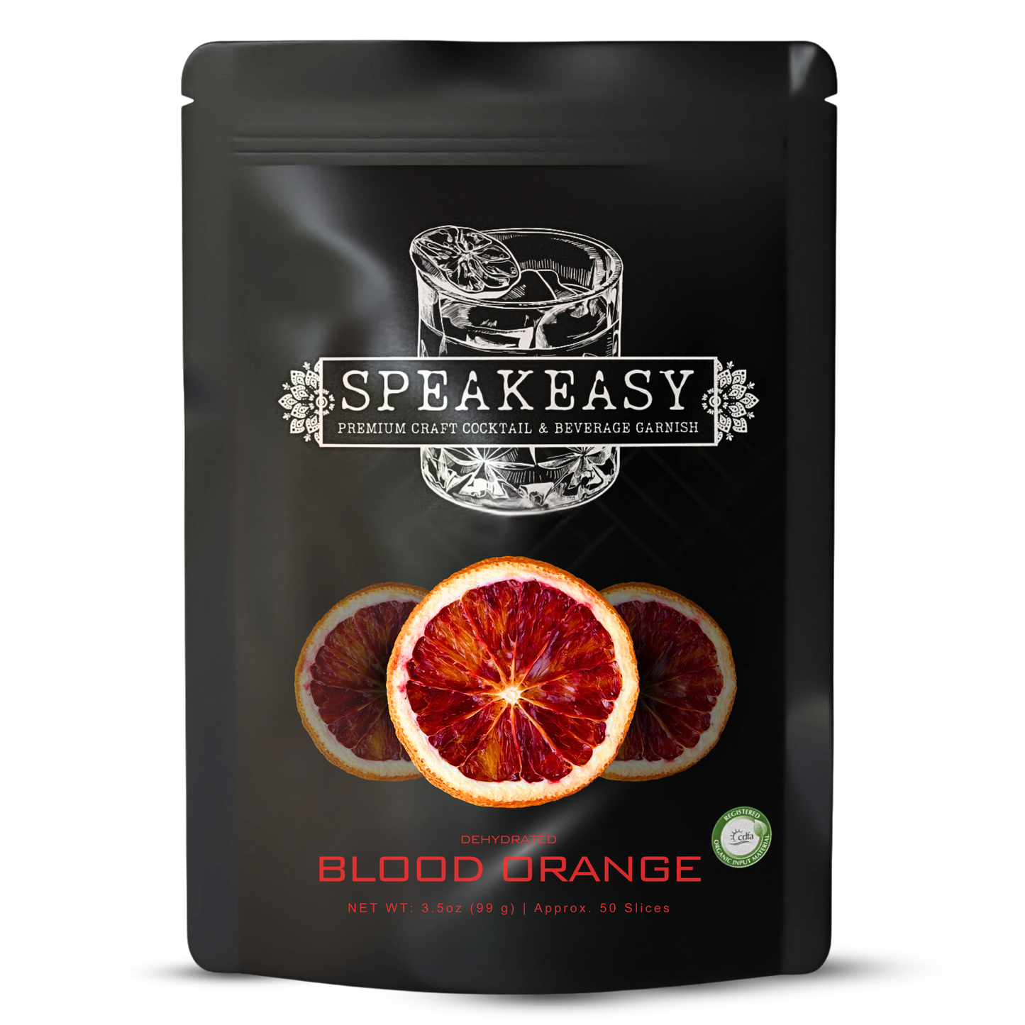 Dehydrated Blood Orange Garnish Slices (Approx. 50 Slices)