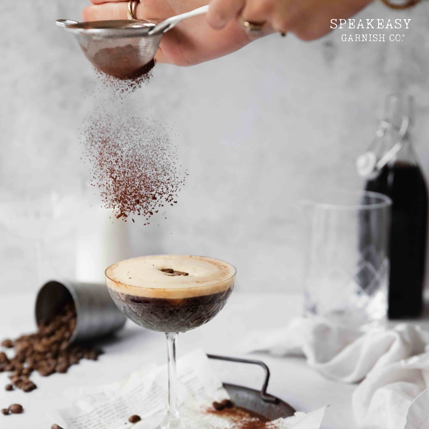 Speakeasy Garnish Co. Espresso Martini Powder – 4oz Jar
