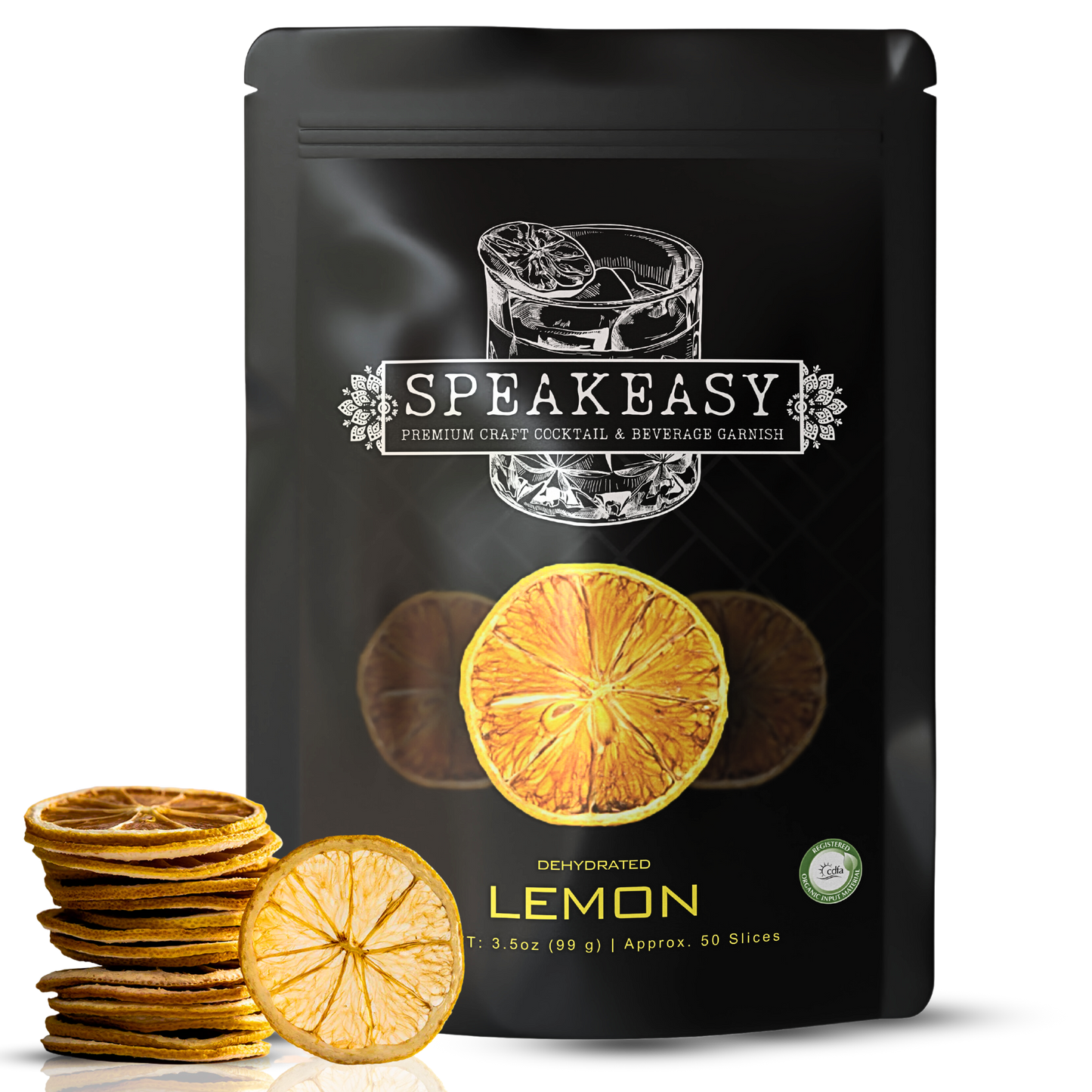 Dehydrated Lemon Garnish Slices (Approx. 50 Slices)