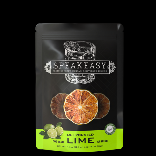 Dehydrated Lime Garnish Slices 3.5oz (Approx. 35 Slices)