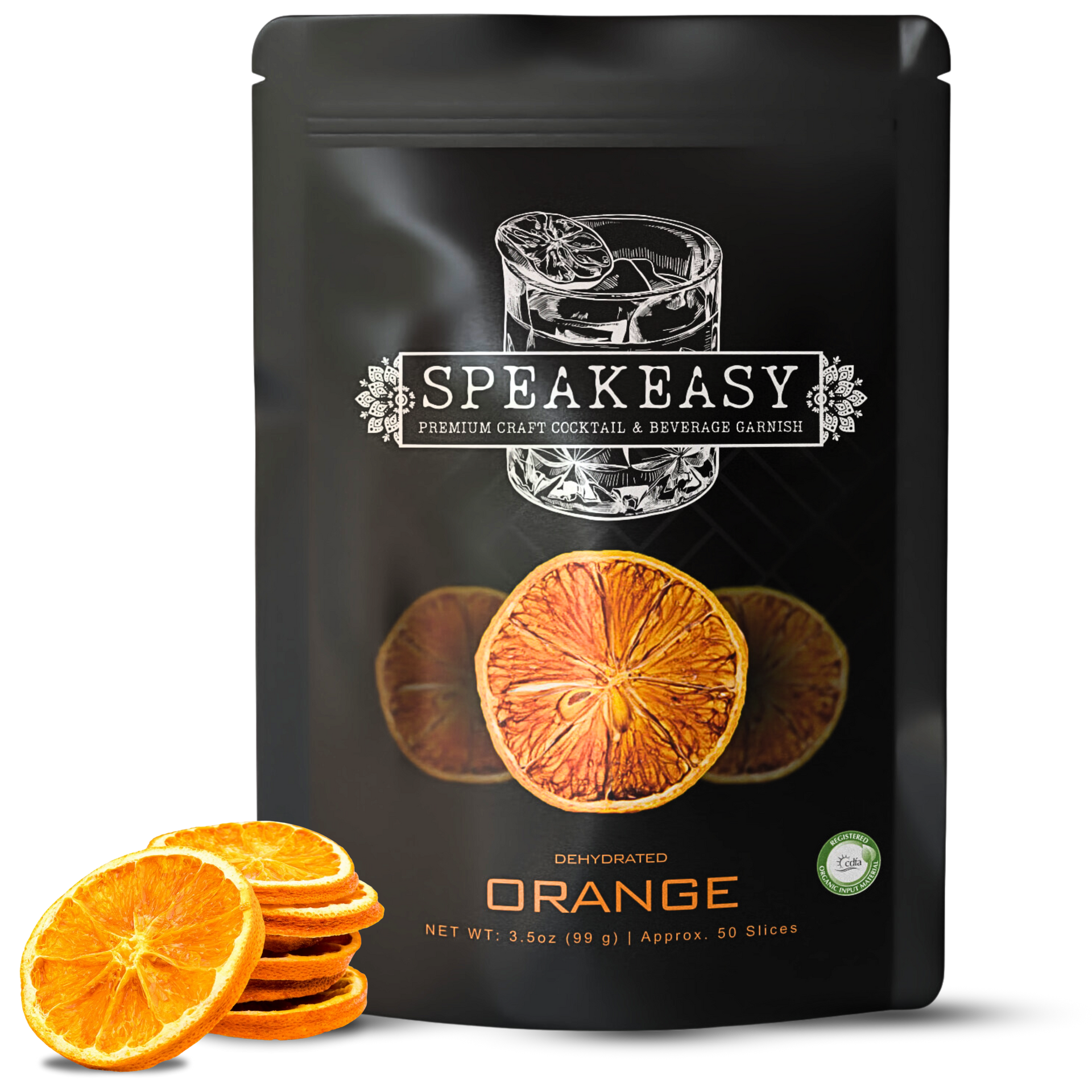 Dehydrated Orange Slices – Premium Cocktail Garnish | Speakeasy