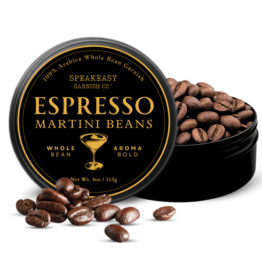 Speakeasy Premium Espresso Martini Coffee Beans – 4oz Tin