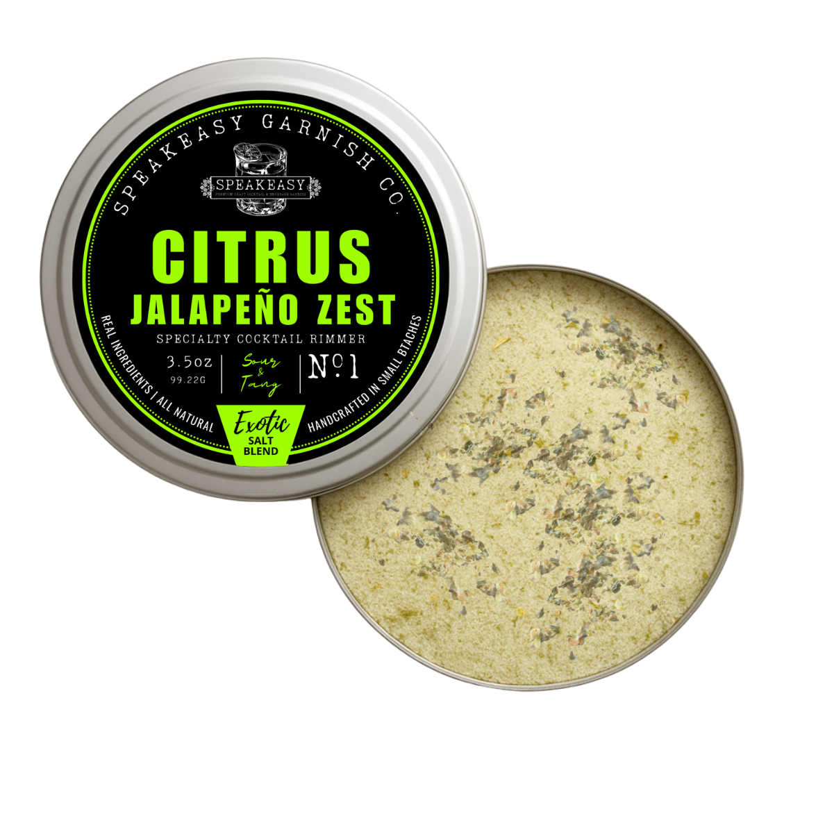 Speakeasy Citrus Jalapeno Zest Cocktail Rimmer (Salt)