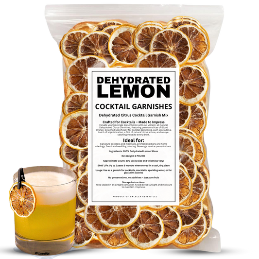 1 POUND – Dehydrated Lemon Slices (Approx. 300 Slices)