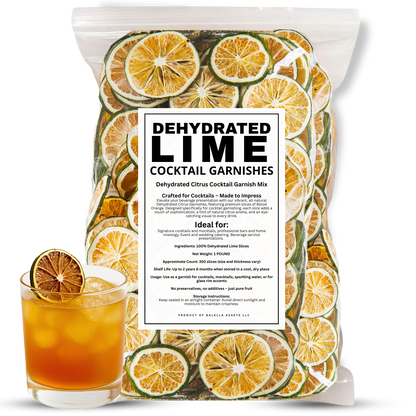 1 POUND – Dehydrated Lime Slices (Approx. 350 Slices)