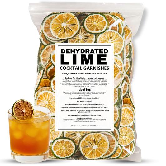 1 POUND – Dehydrated Lime Slices (Approx. 350 Slices)