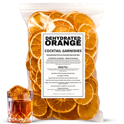 1 POUND – Dehydrated Orange Slices (Approx. 250 Slices)