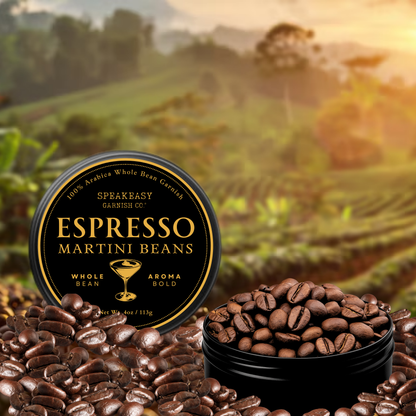 Speakeasy Premium Espresso Martini Coffee Beans – 4oz Tin