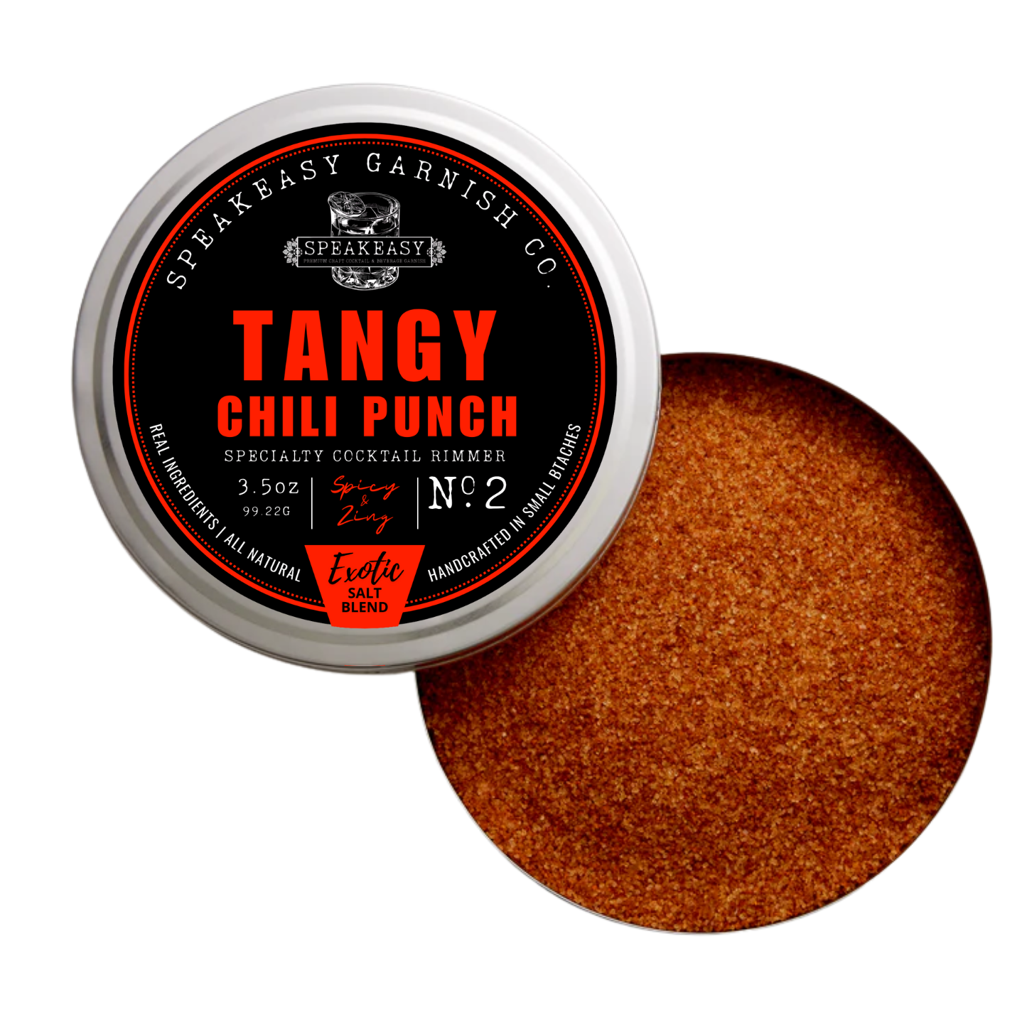 Speakeasy Tangy Chili Punch Cocktail Rimmer (Salt)