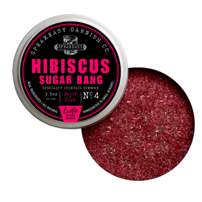 Speakeasy Hibiscus Sugar Bang Cocktail Rimmer (Sugar)