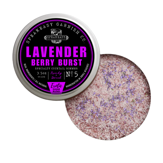 Speakeasy Lavender Berry Burst Cocktail Rimmer (Sugar)
