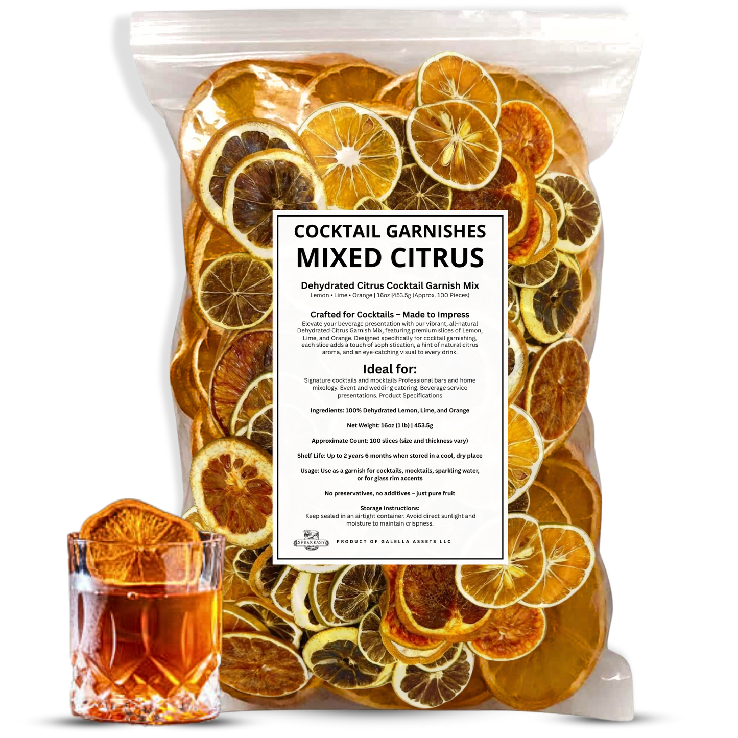 1 POUND - Mixed Citrus Variety Pack (Approx. 250 Slices)