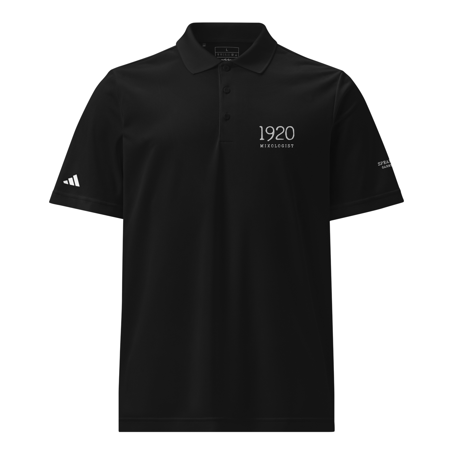 Speakeasy 1920 Mixologist adidas sport polo