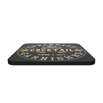 Speakeasy Cocktail Garnishes Cork-back coaster (Single Item)