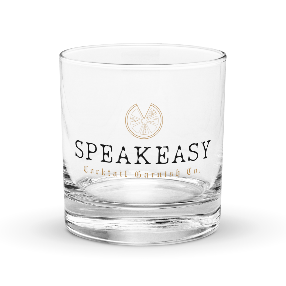 Speakeasy Cocktail Garnish Co. Rocks Glass