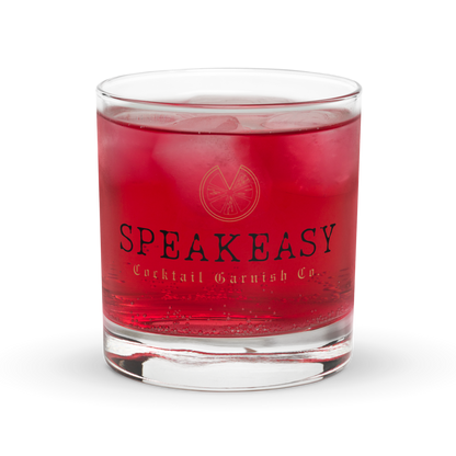 Speakeasy Cocktail Garnish Co. Rocks Glass