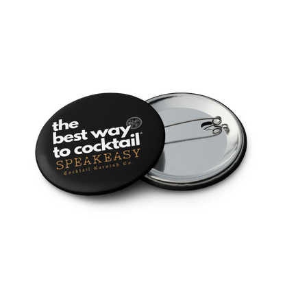 Speakeasy Garnish Co. Pin Buttons (Set of 5)