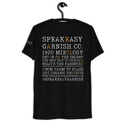 Speakeasy Short Sleeve Black T-Shirt — “What’s The Password”