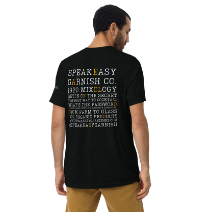 Speakeasy Short Sleeve Black T-Shirt — “What’s The Password”